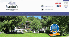 Desktop Screenshot of hotel-ruchti.de