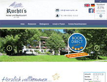Tablet Screenshot of hotel-ruchti.de